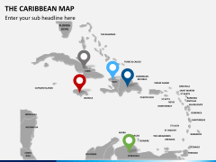 The Caribbean map PPT slide 6