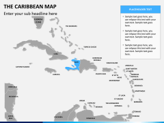 The Caribbean map PPT slide 8
