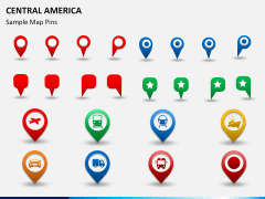 Central america map PPT slide 19