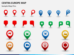 Central europe map PPT slide 18