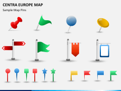 Central europe map PPT slide 19