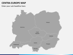 Central europe map PPT slide 2