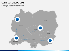 Central europe map PPT slide 4