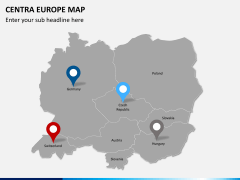 Central europe map PPT slide 6
