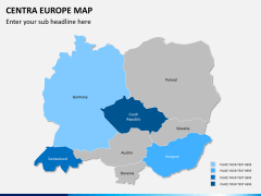 Central europe map PPT slide 8