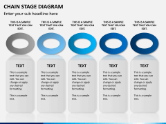 Chain stage diagram PPT slide 8