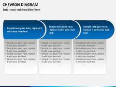 Chevron diagram PPT slide 2