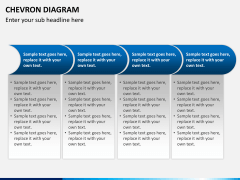 Chevron diagram PPT slide 3