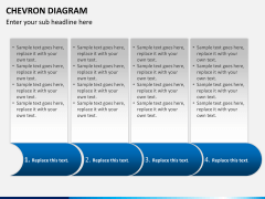 Chevron diagram PPT slide 4