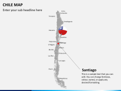 Chile map PPT slide 19