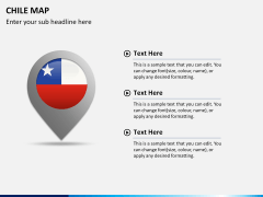 Chile map PPT slide 22