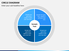 Circle diagram PPT slide 5