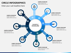 Circle Infographics PPT slide 16