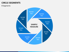 Circle segments PPT slide 32