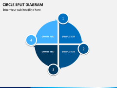 Circle Split Diagram PPT slide 7