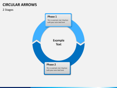 Circular arrows PPT slide 2