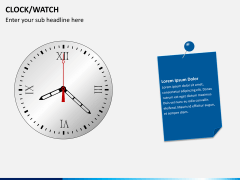 Clock / watch PPT slide 14