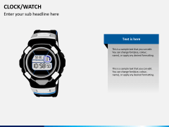 Clock / watch PPT slide 2