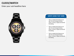 Clock / watch PPT slide 6