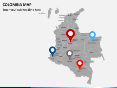 Colombia map PPT slide 4
