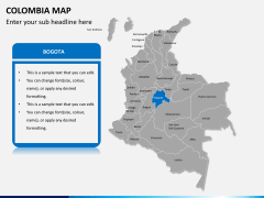 Colombia map PPT slide 7