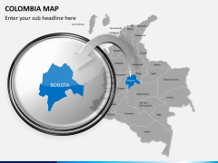 Colombia map PPT slide 9