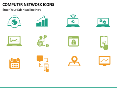 Computer Network Icons PPT slide 5