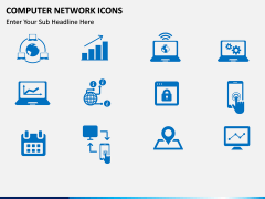 Computer Network Icons PPT slide 2