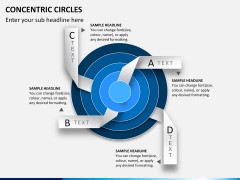 Concentric circles PPT slide  6