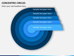 Concentric circles PPT slide  9