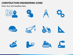 Construction Engineering Icons for PowerPoint and Google Slides - PPT ...