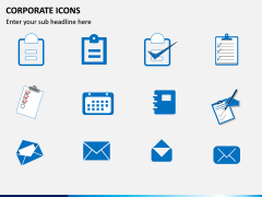 Corporate Icons PPT slide 8
