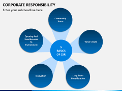 Corporate responsibility PPT slide 2