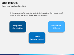 Cost drivers PPT slide 12