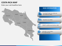 Costa Rica Map PPT slide 10