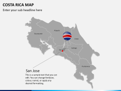 Costa Rica Map PPT slide 12