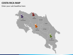 Costa Rica Map PPT slide 3
