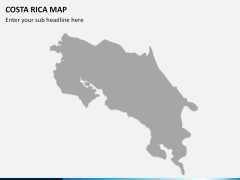 Costa Rica Map PPT slide 6