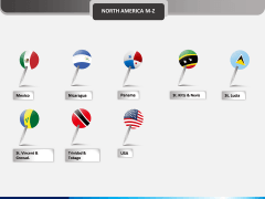 Country flag pins - type 1 PPT slide 15
