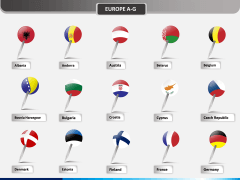 Country flag pins - type 1 PPT slide 9