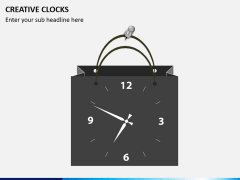 Creative clocks PPT slide 3