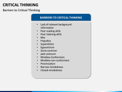 Critical thinking PPT slide 17