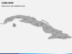 Cuba map PPT slide 2