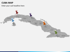 Cuba map PPT slide 3