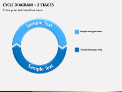 Cycle diagram PPT slide 8