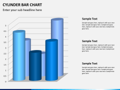 Cylinder bar chart PPT slide 8