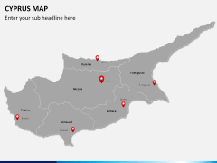 Cyprus map PPT slide 3