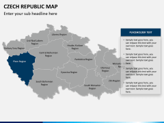 Czech republic map PPT slide 10