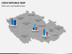 Czech republic map PPT slide 12