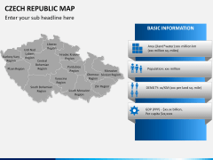 Czech republic map PPT slide 13